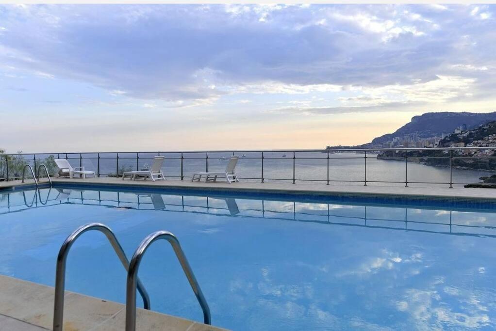 Grand Bleu, Appartamento Vista Mare E Monaco Рокбрюн-Кап-Мартен Екстер'єр фото